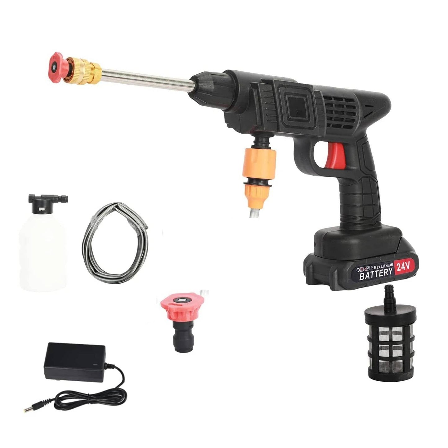 Přenosná bezdrátová myčka aut