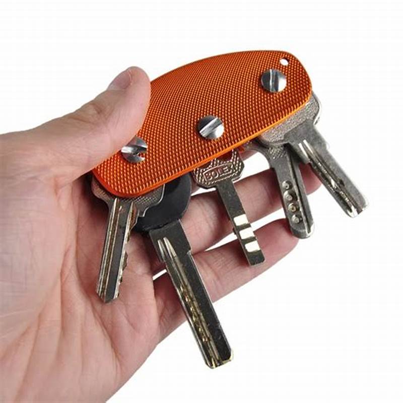 Skládací organizér na klíče z hliníkové slitiny