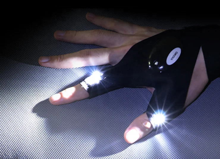 Rukavice s LED světlem