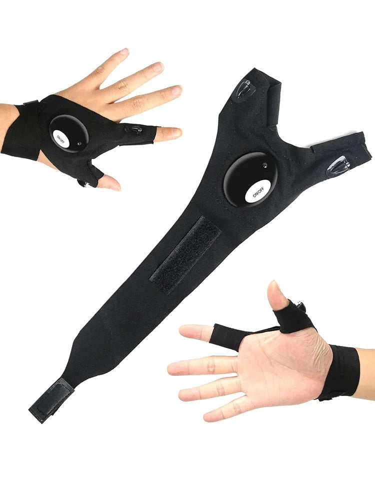 Rukavice s LED světlem