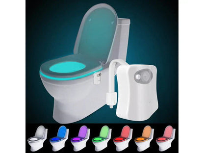 Led sensor toilet light